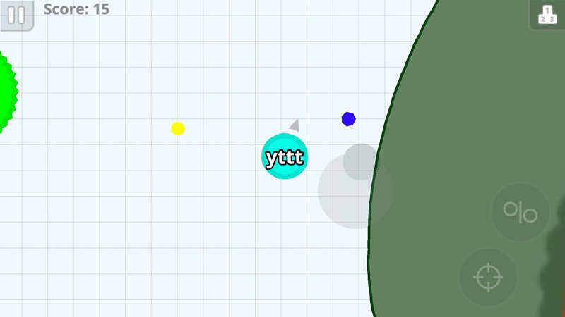 Agar.io - Game controls and movement interface