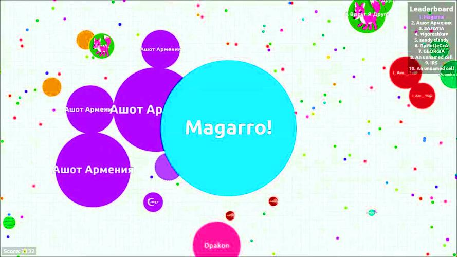 Agar.io controls and mechanics gameplay