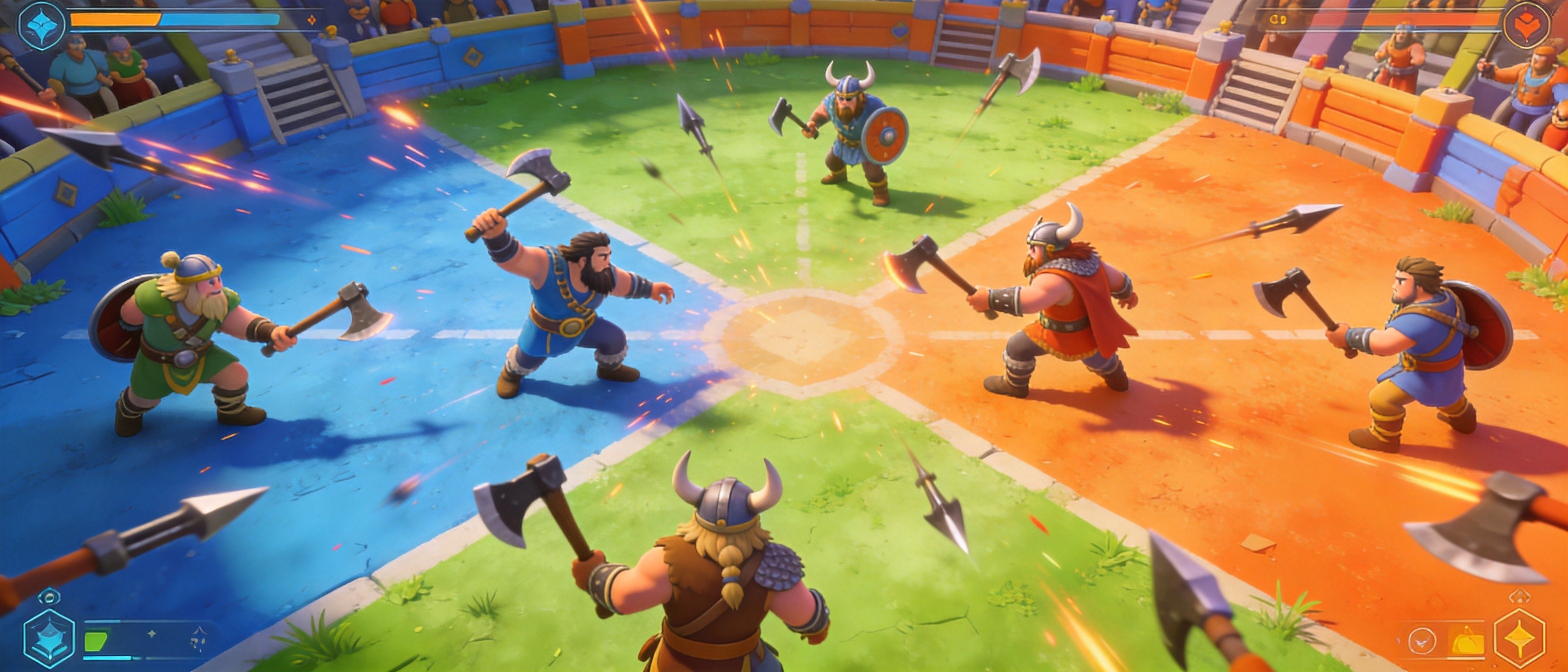 AXES.io gameplay