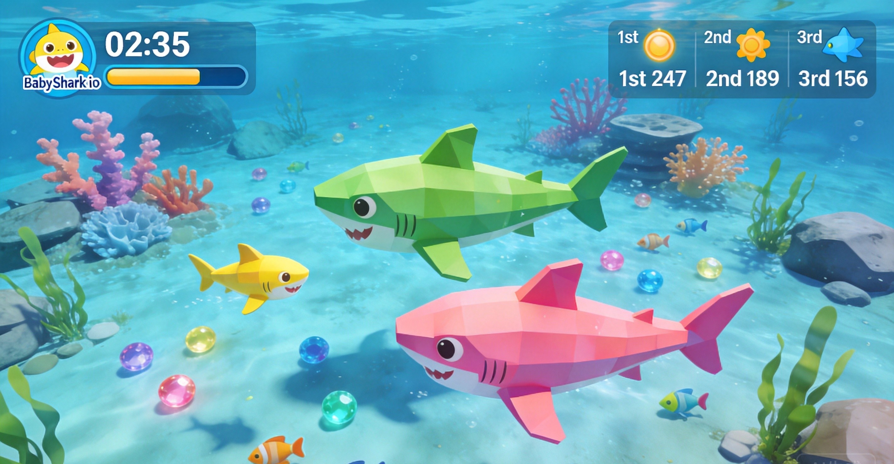 BabyShark.io gameplay