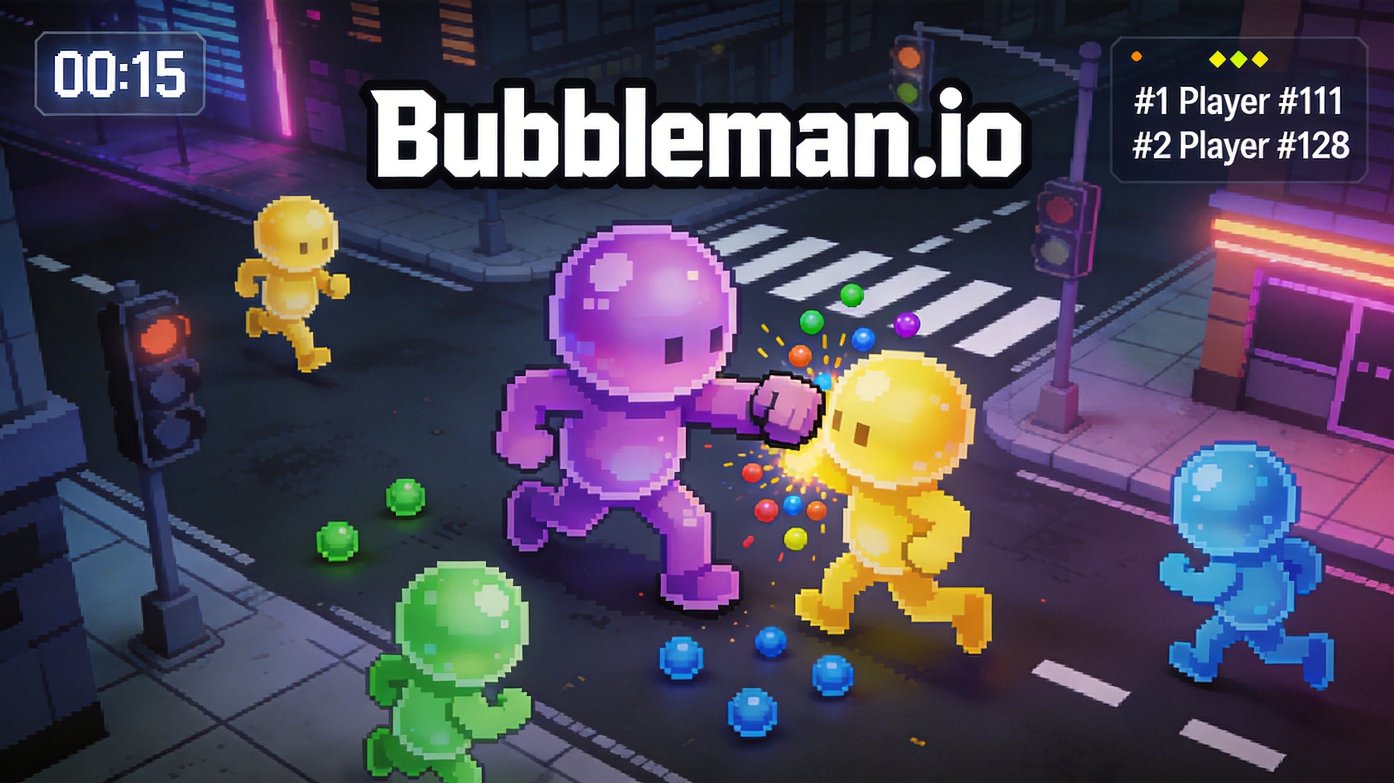 Bubbleman.io gameplay