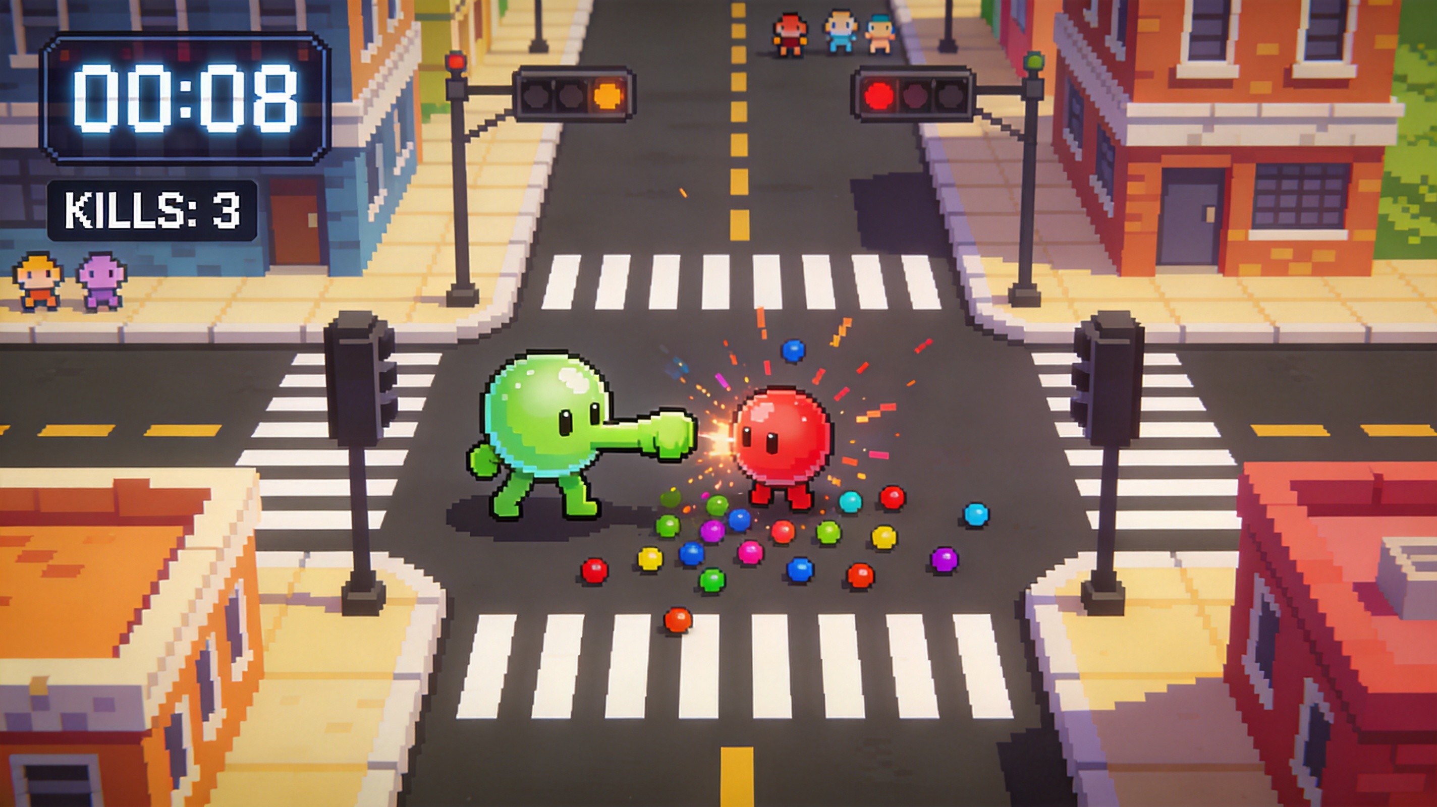 Bubbleman.io gameplay