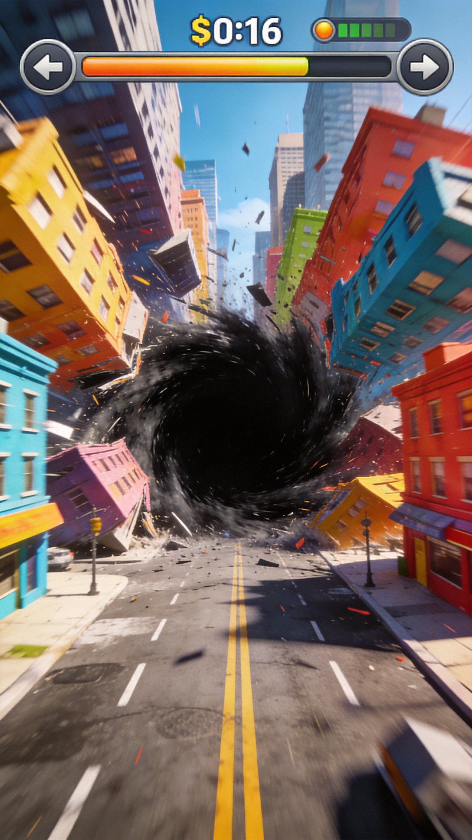 Hole.io gameplay