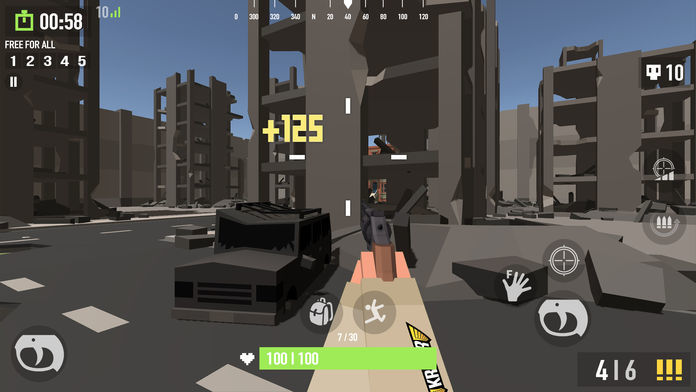 Krunker .io gameplay