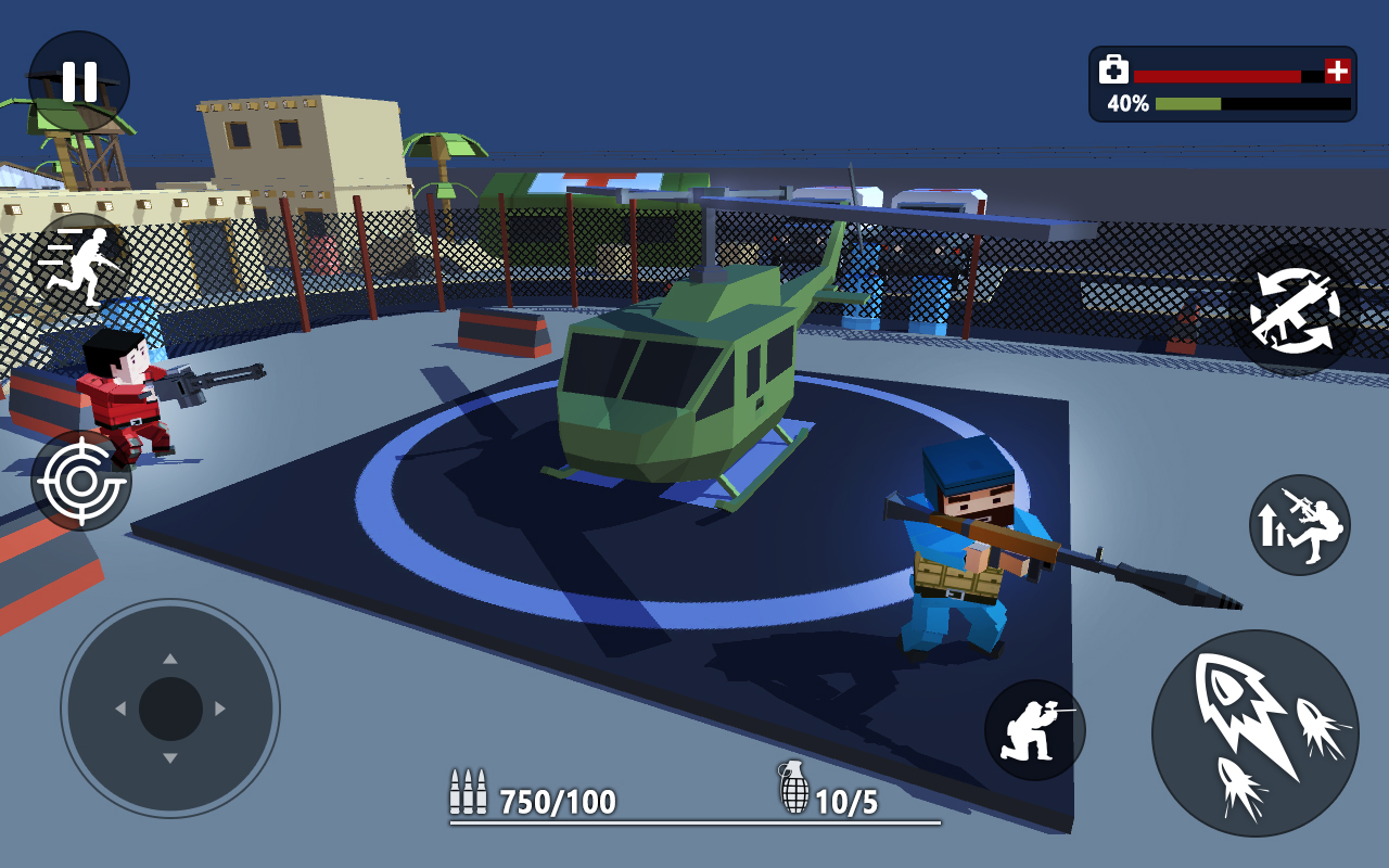 Poxel.io game mode selection showing FFA TDM KC Domination