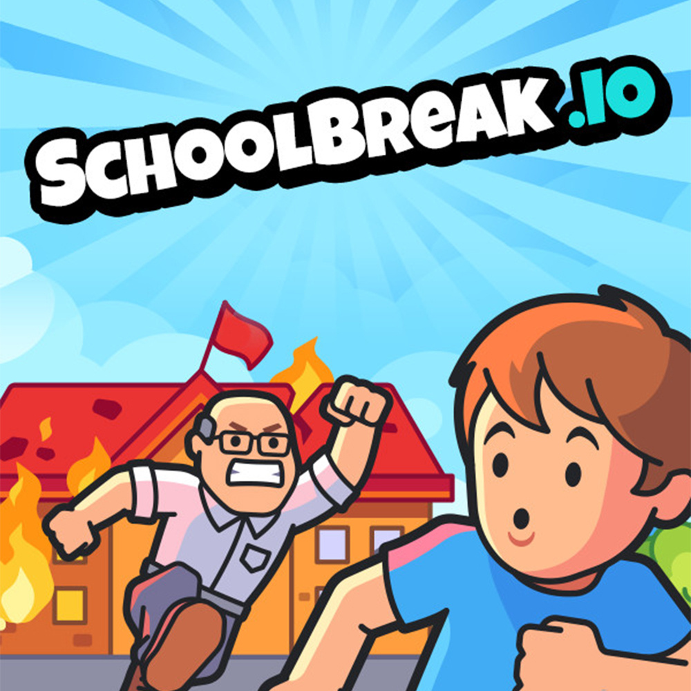 SchoolBreak.io teacher gameplay - patrolling hallways and catching students