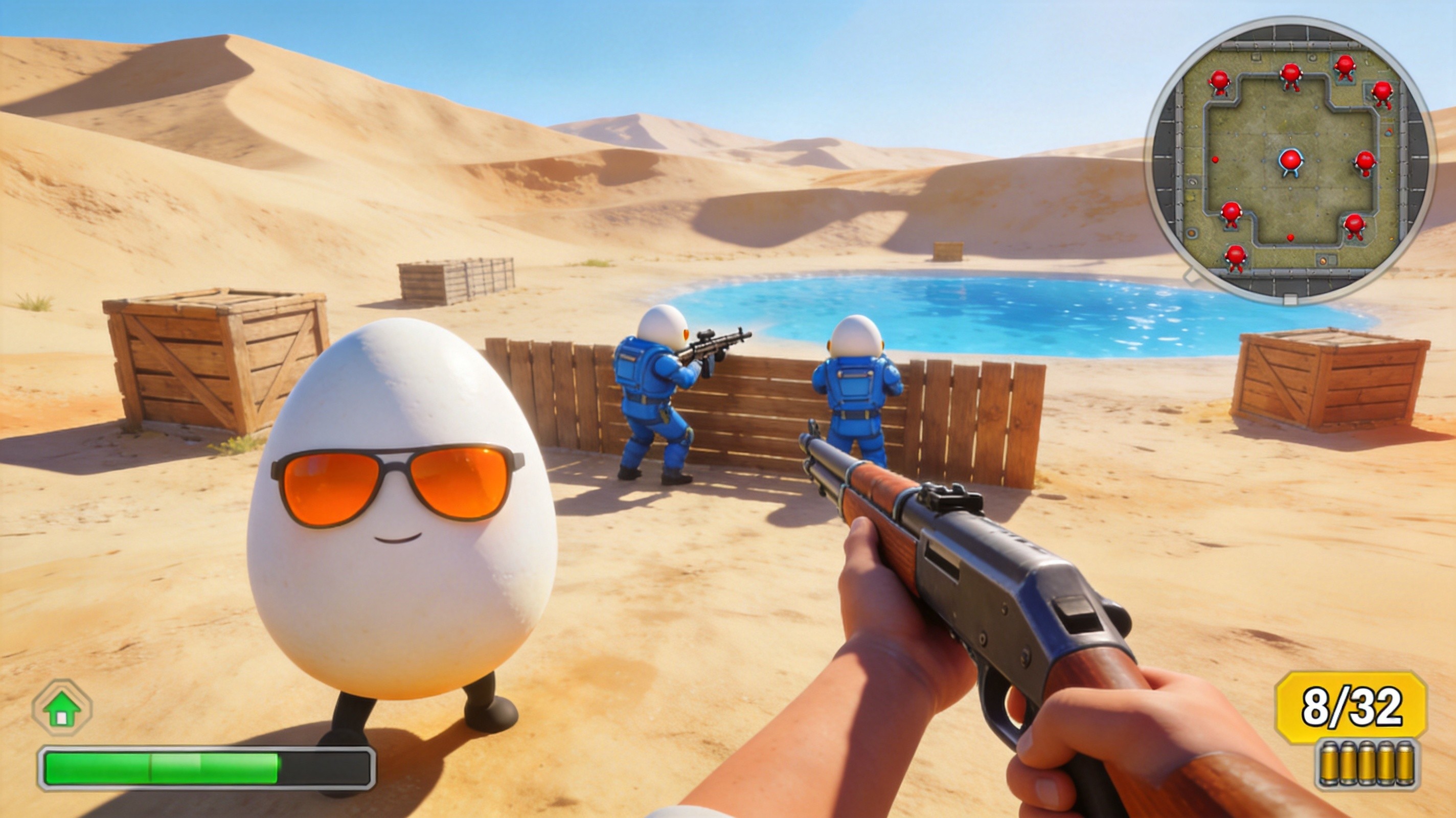 Shell Shockers gameplay