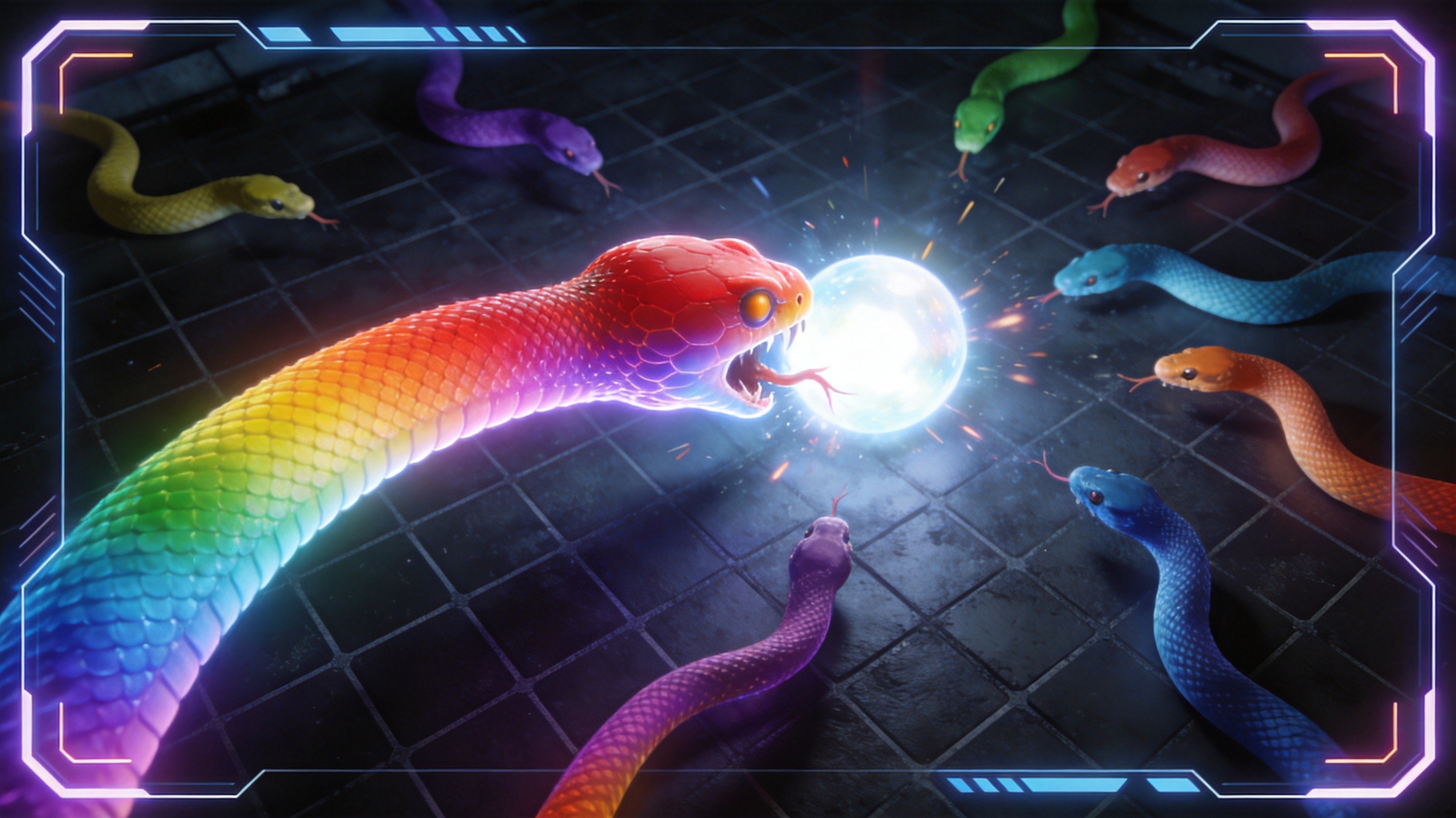 Snake.io gameplay
